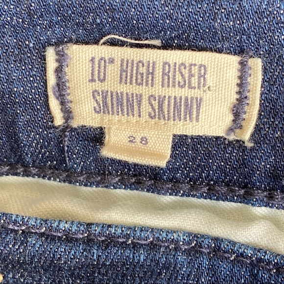 Madewell 10” high riser skinny skinny jean size 28 - Picture 4 of 7